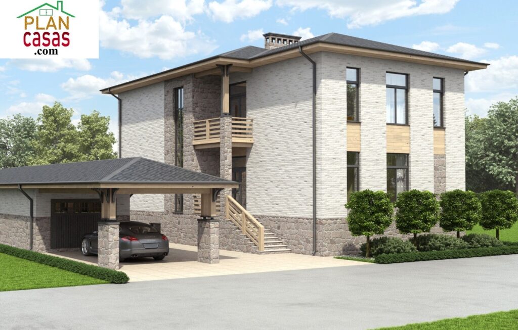 Two storey house house plan