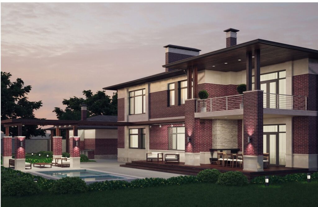 Visualization gallery - Two storey mansion