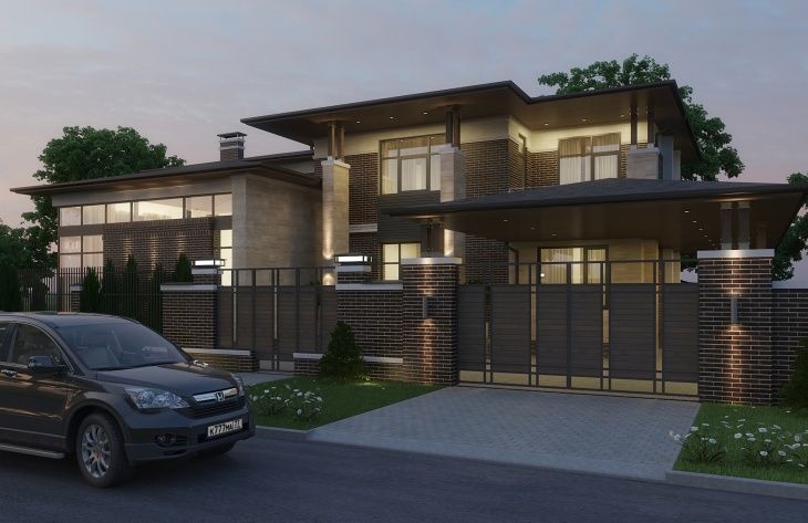 Visualization gallery - Two storey mansion