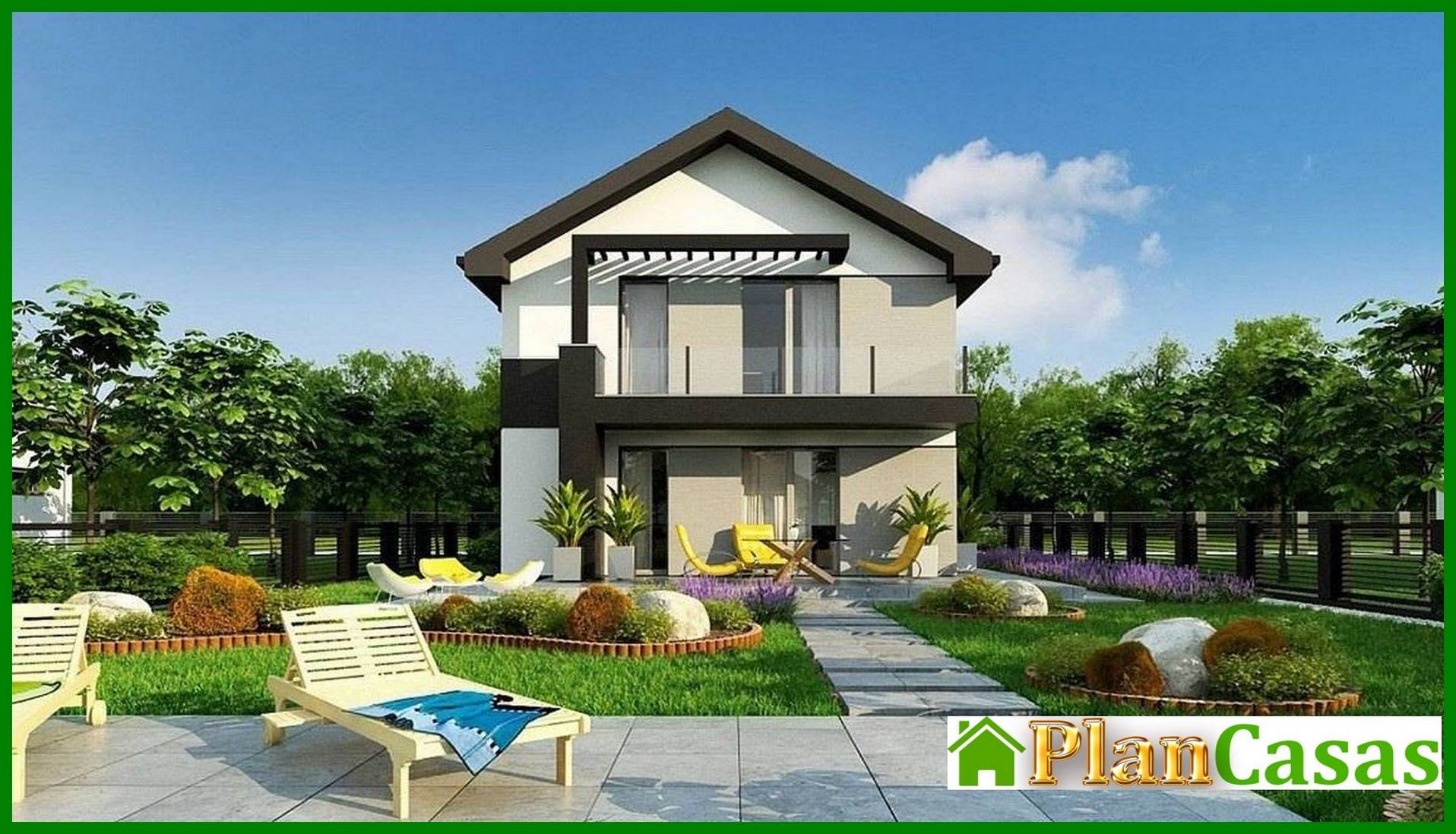 Visualization gallery - Compact two-story house 8 x 11