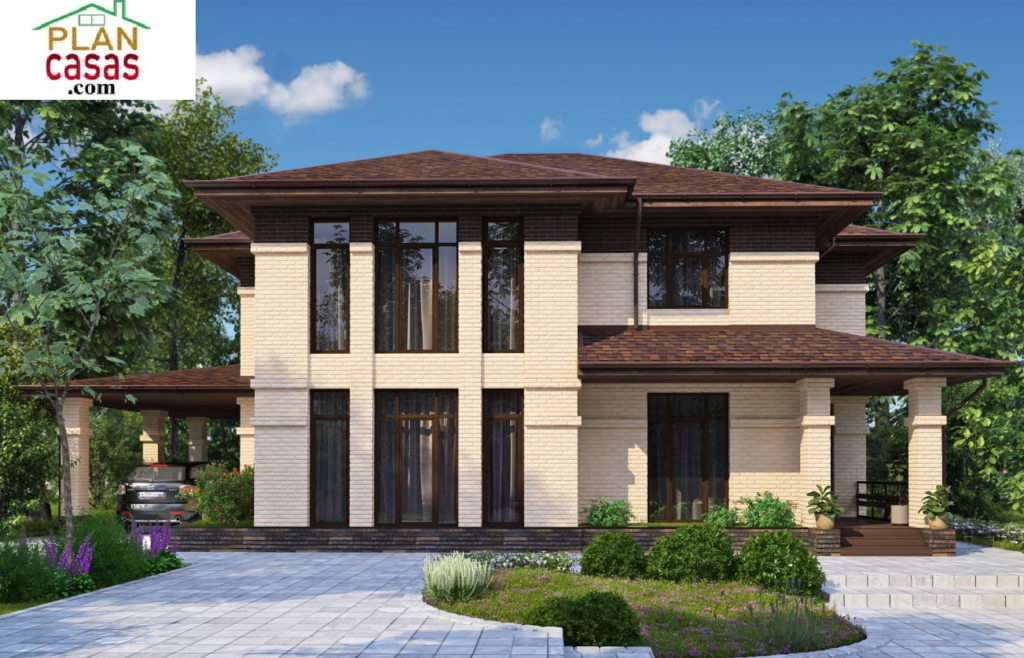 Two storey house house plan