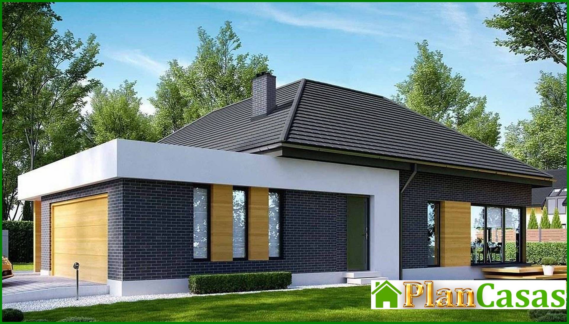 Visualization gallery - Unusual brick-built residential building