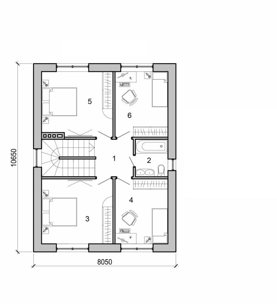 Visualization gallery - Two Storey house