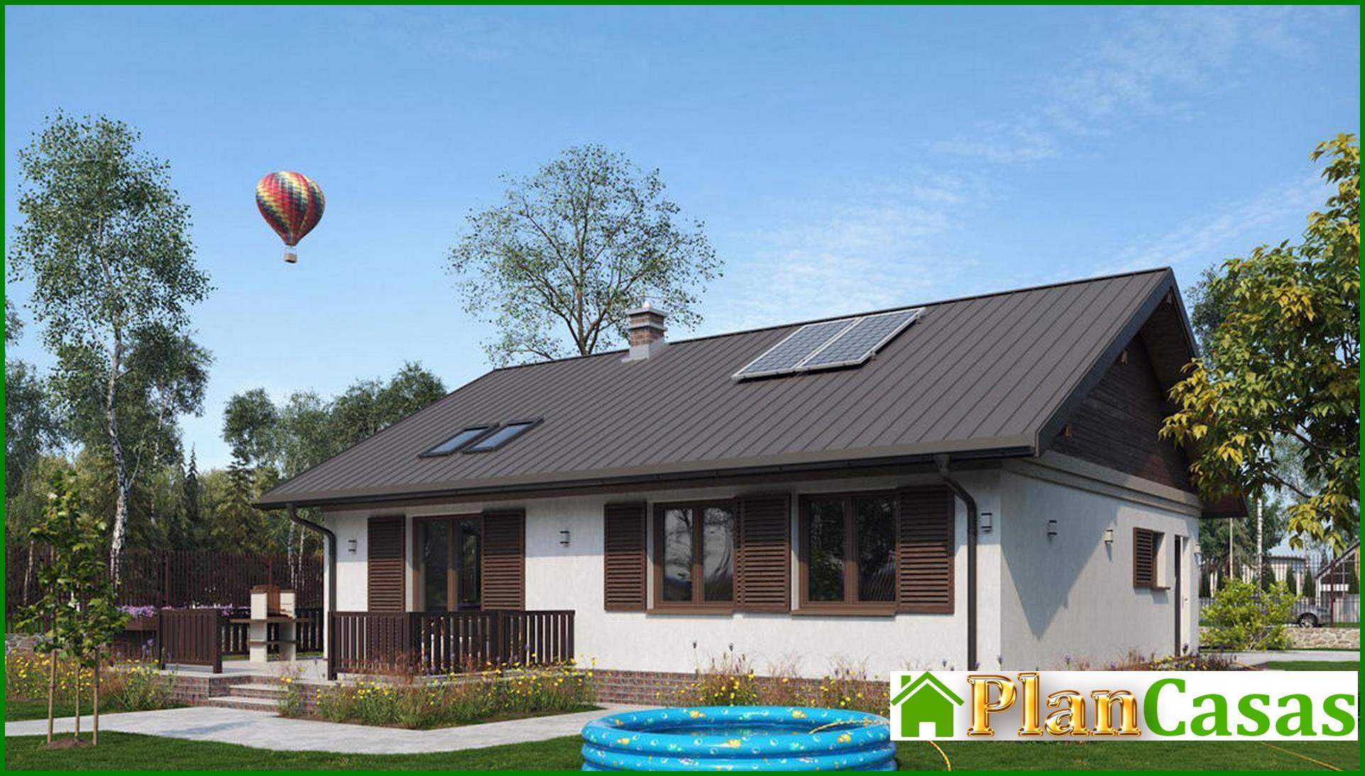 Visualization gallery - The project of a European cottage with shutters