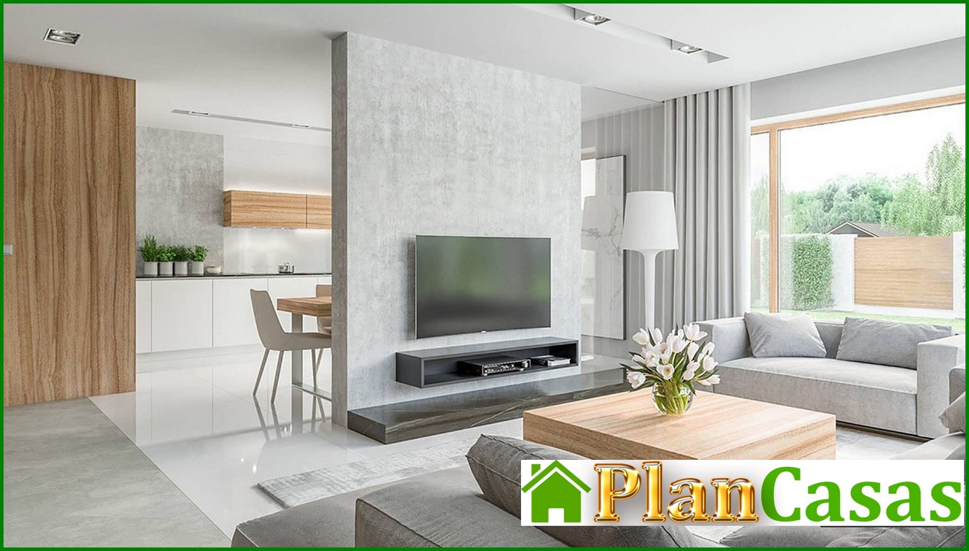 Visualization gallery - Two-storey stylish house with two balconies