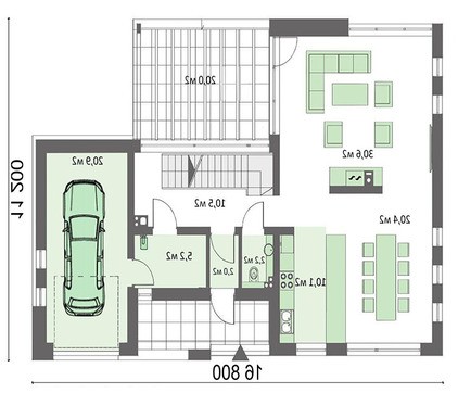 Visualization gallery - Amazing cottage with natural decor