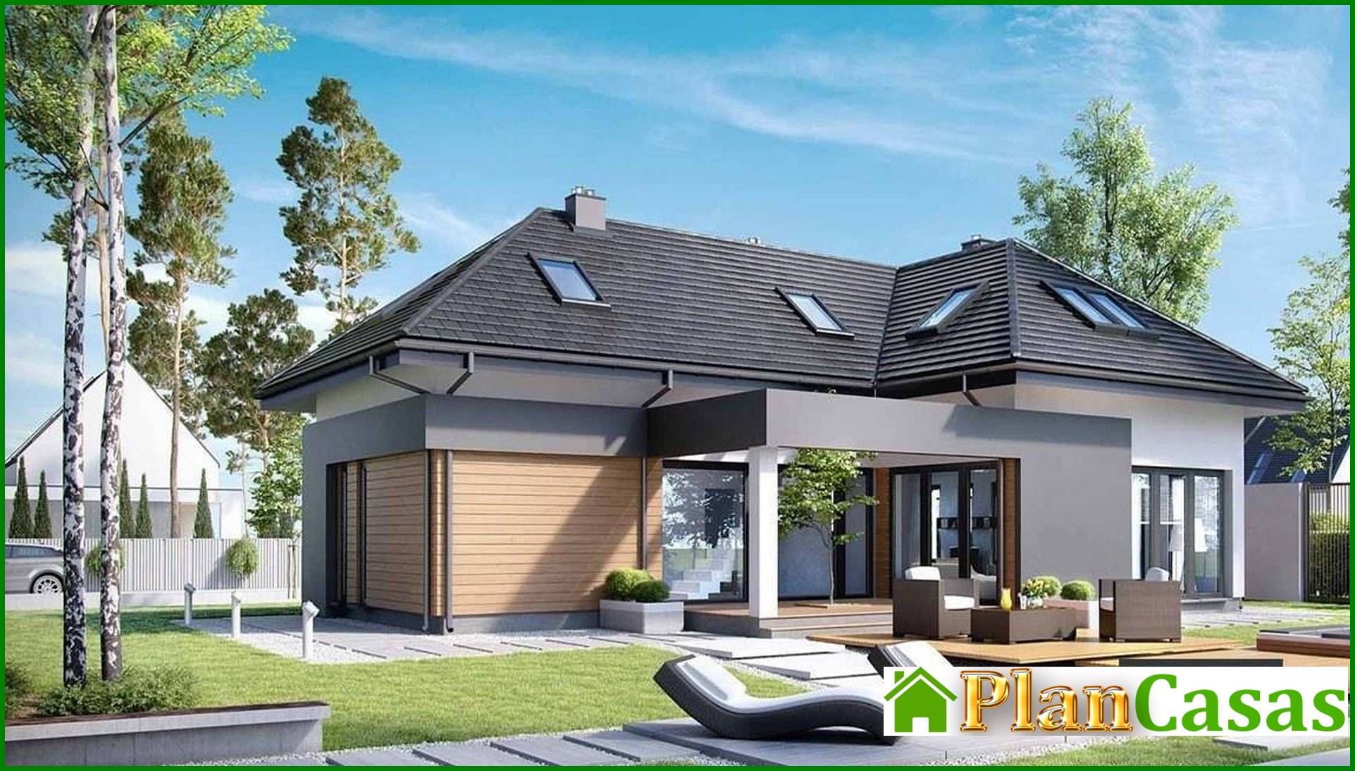 Amazing cottage with natural decor house plan