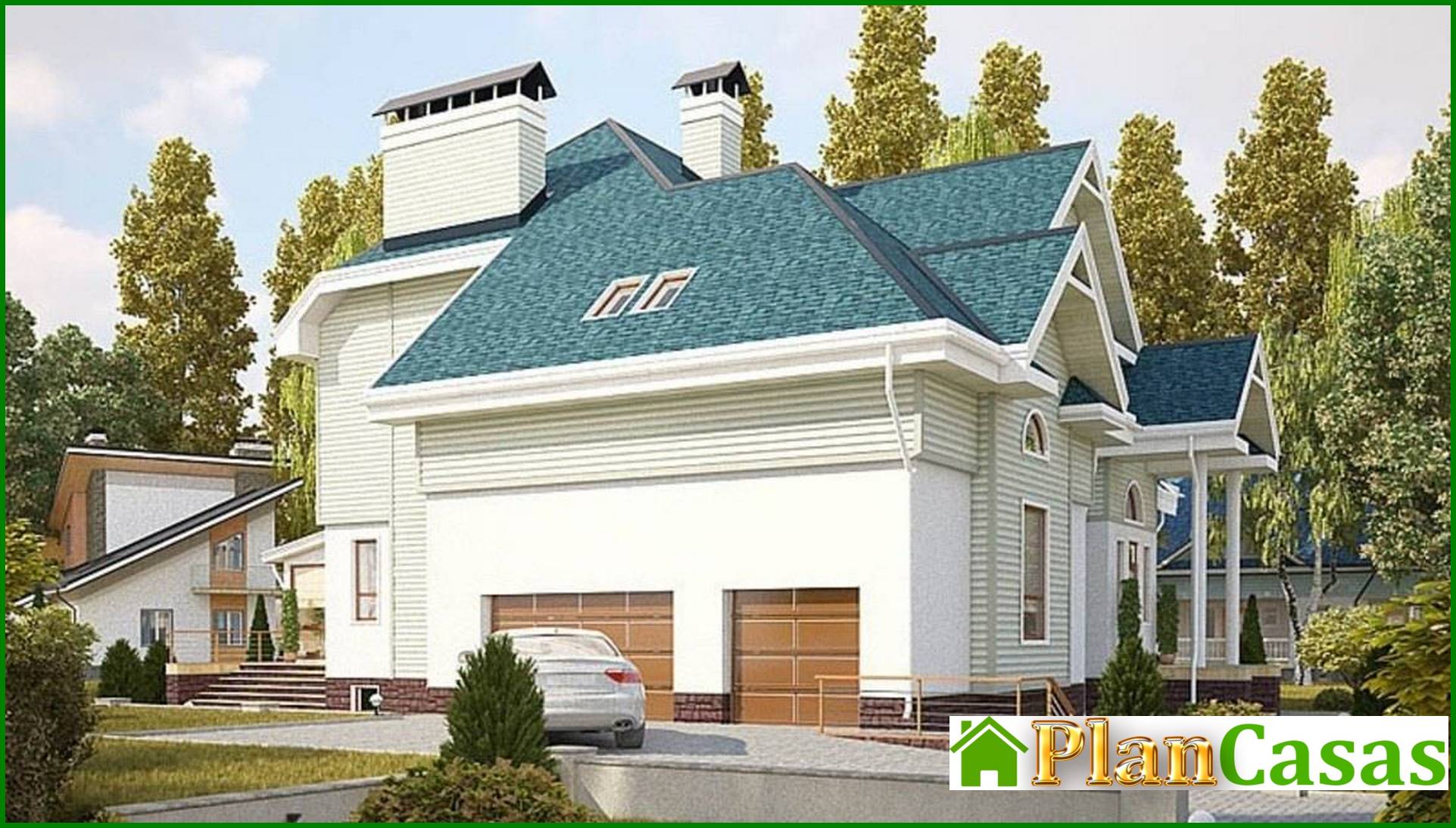 Visualization gallery - The project of a huge chic mansion