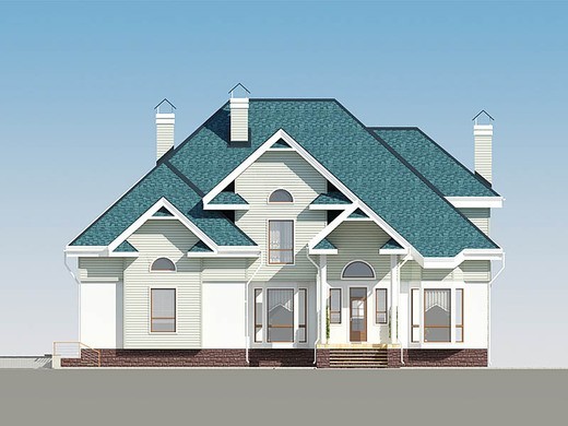 Visualization gallery - The project of a huge chic mansion