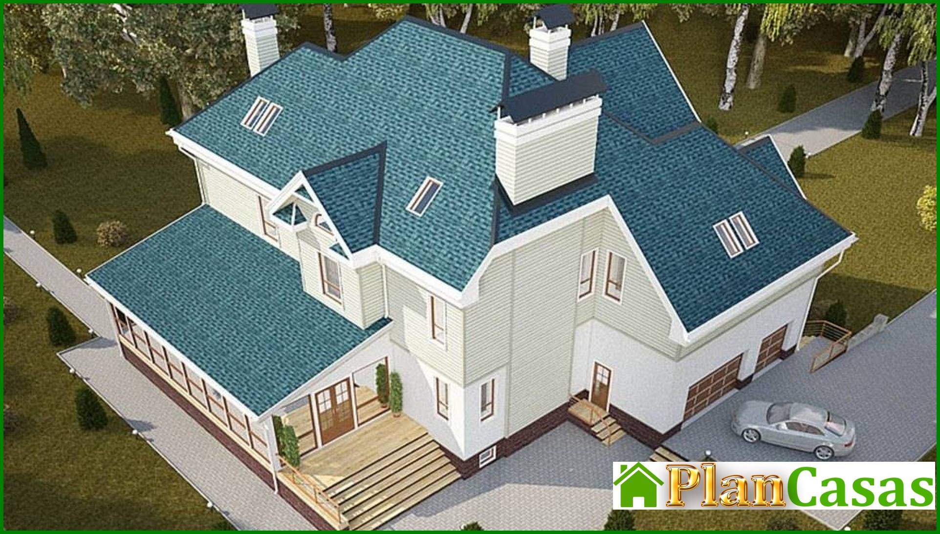 Visualization gallery - The project of a huge chic mansion