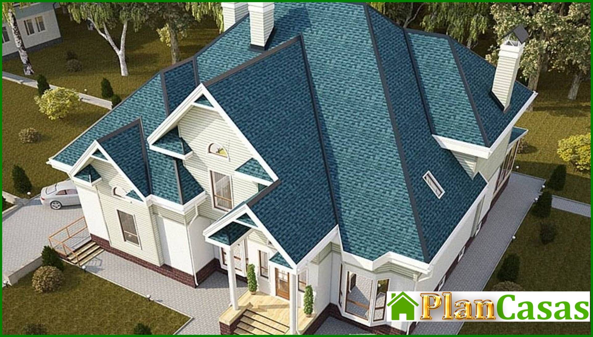 Visualization gallery - The project of a huge chic mansion