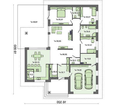 Visualization gallery - Project of a modern house
