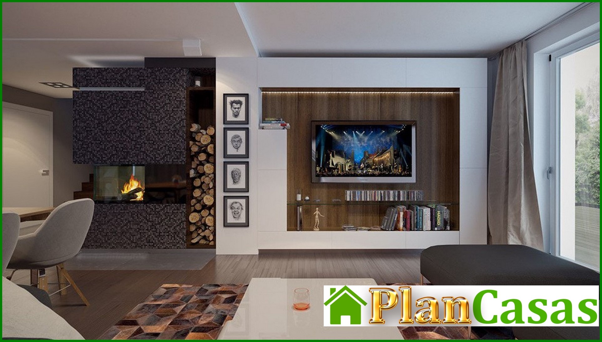 Visualization gallery - Modern stylish two-story house