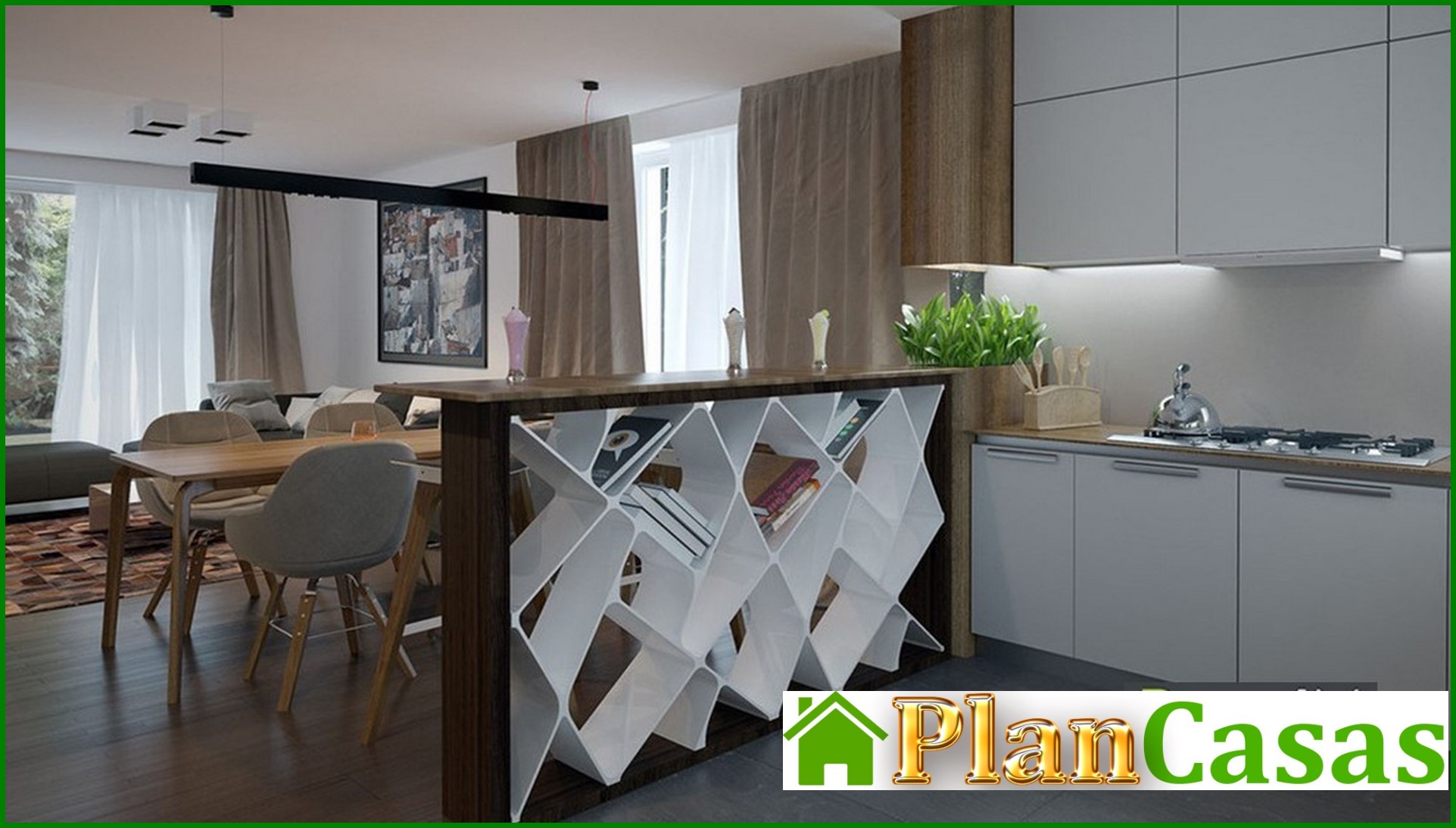 Visualization gallery - Modern stylish two-story house