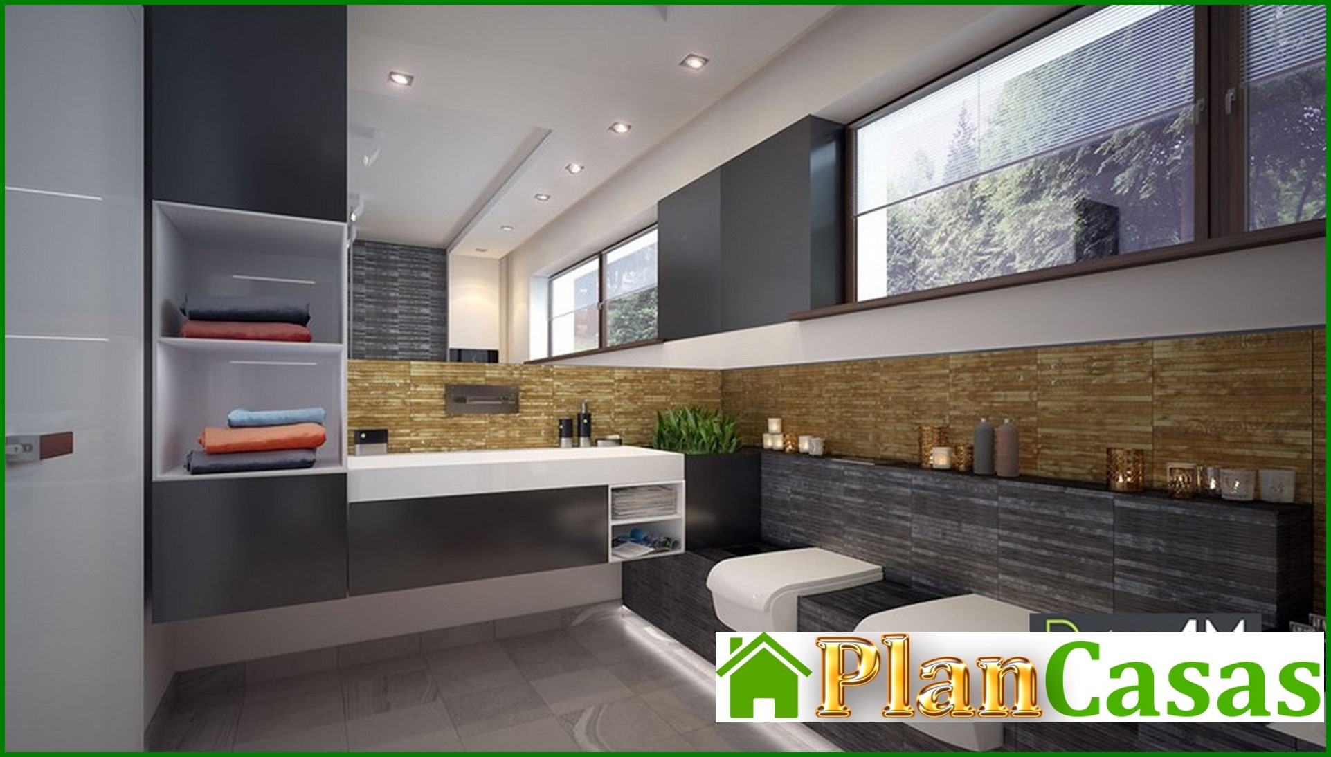 Visualization gallery - Modern stylish two-story house