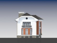 Visualization gallery - Beautiful bright rural two-story mansion