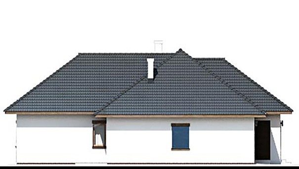 Visualization gallery - One-story residential building, divided into day and night zones