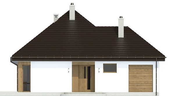 Visualization gallery - Stylish four-bedroom apartment building