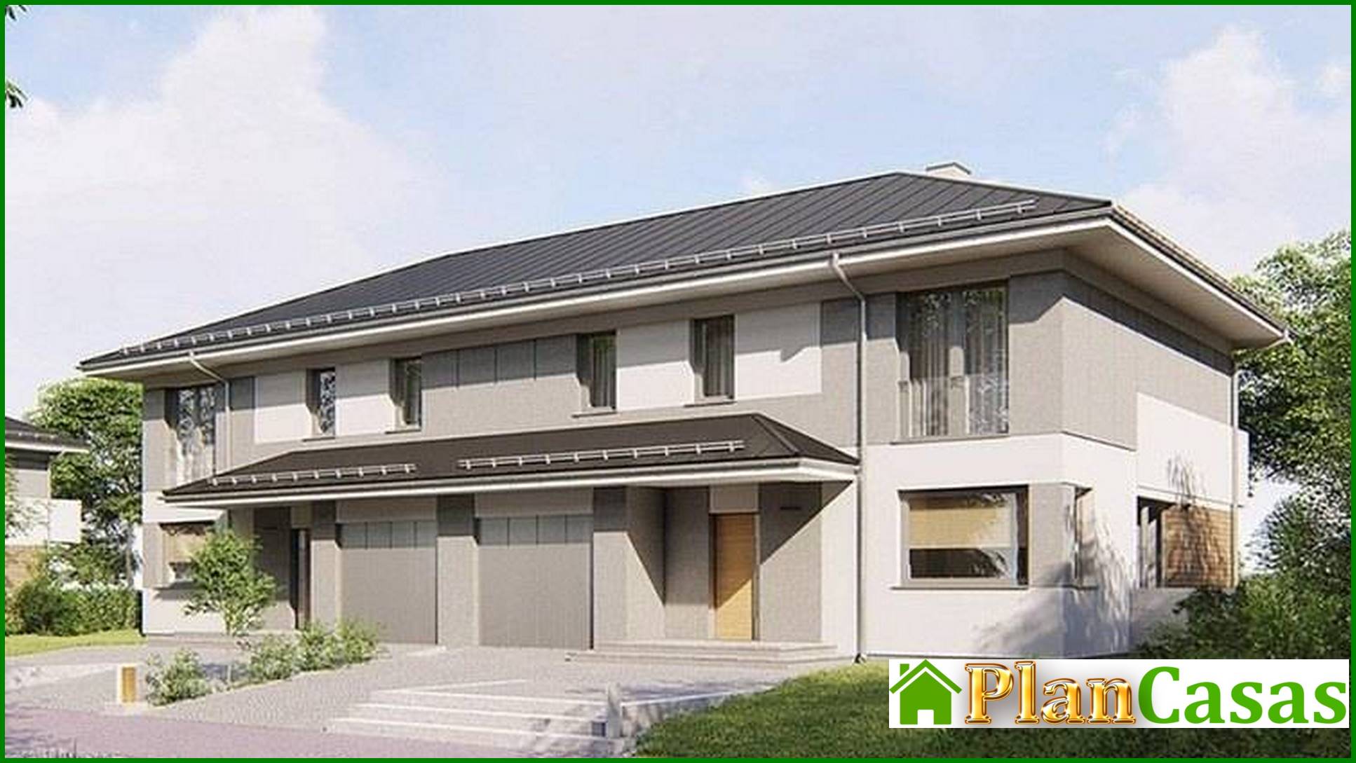 Galería de visualizaciones - Proyecto de adosado de dos plantas