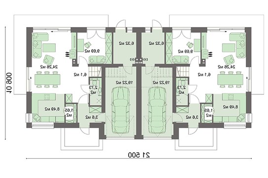Galería de visualizaciones - Proyecto de adosado de dos plantas