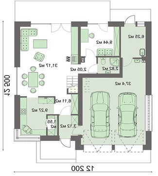 Galería de visualizaciones - Hermosa casa de campo