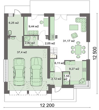 Galería de visualizaciones - Hermosa casa de campo