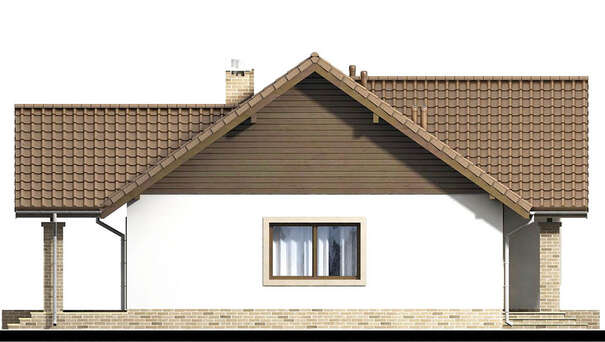 Visualization gallery - Three-bedroom one-story house project