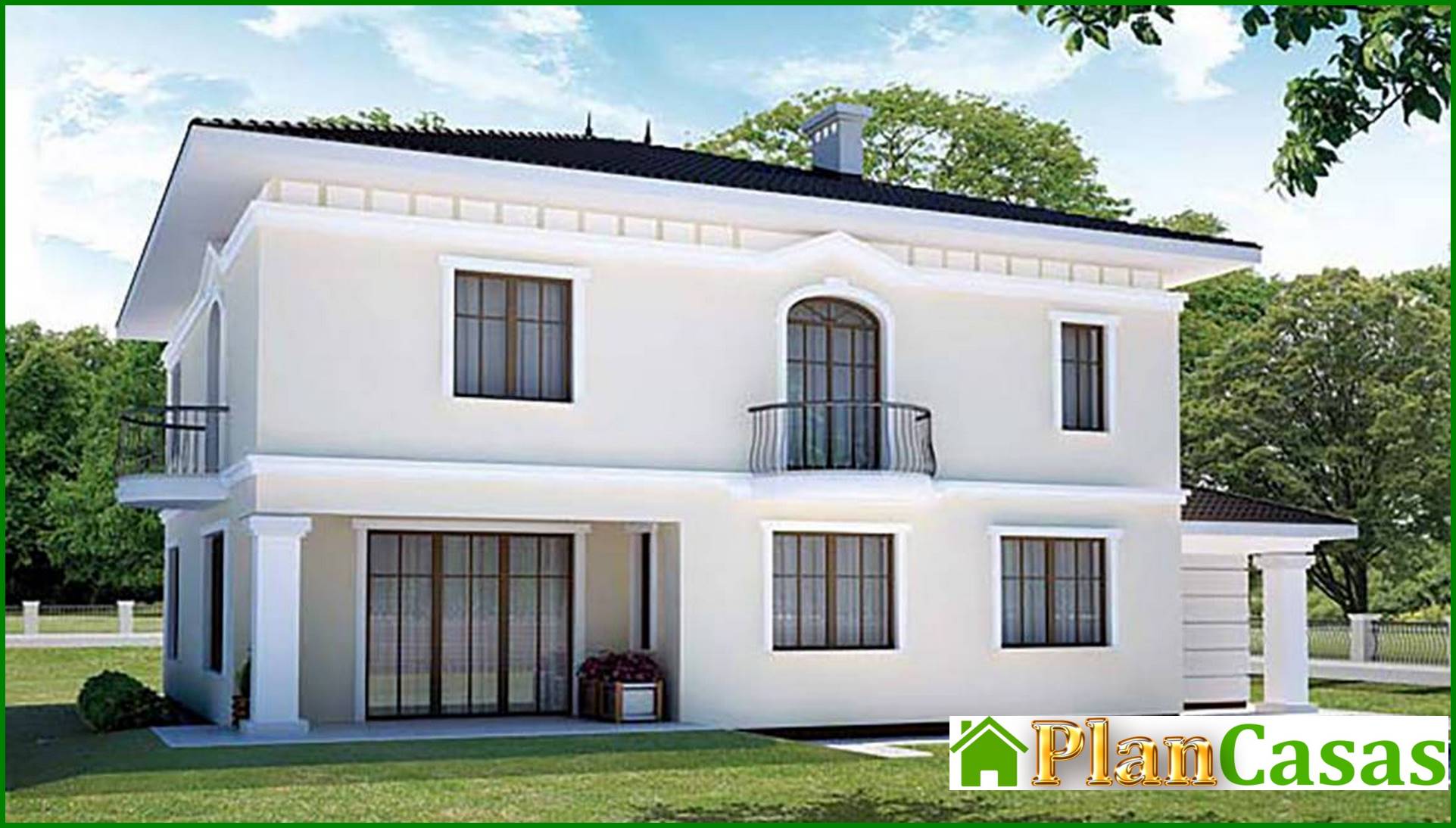 Visualization gallery - The project of a classic two-story mansion