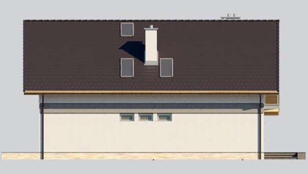 Visualization gallery - The project of a two-story cottage with a second light