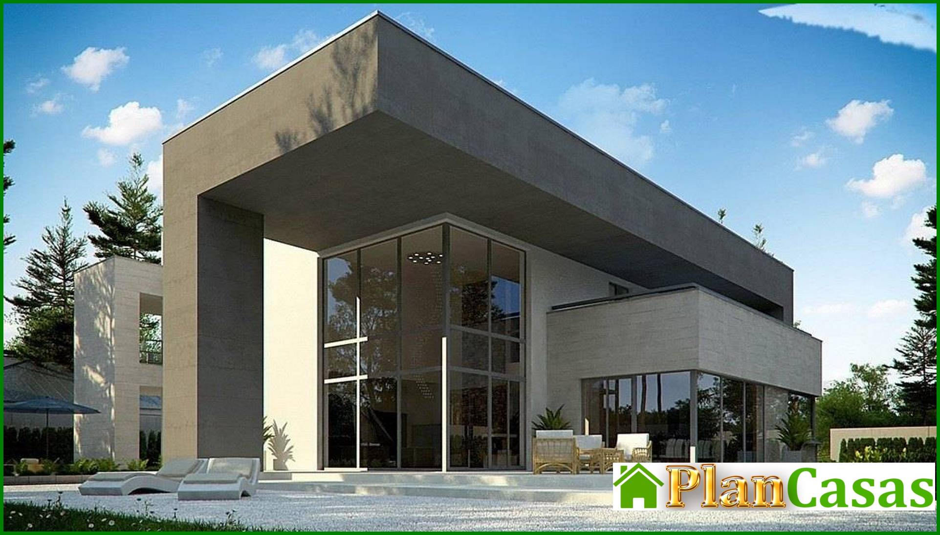 Visualization gallery - Modern Art Nouveau house with sauna on the second floor