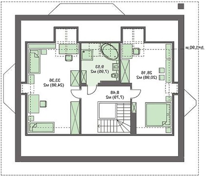 Visualization gallery - Beautiful apartment building in chocolate shades