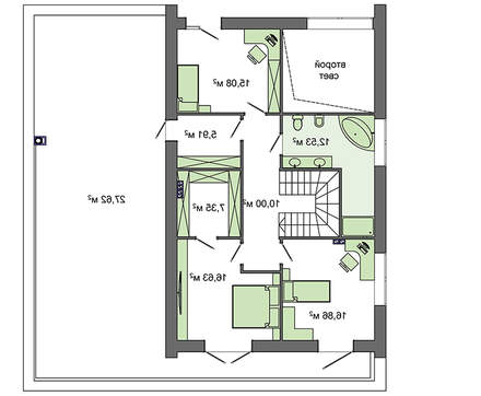 Visualization gallery - Barnhouse style cottage project with a spacious garage
