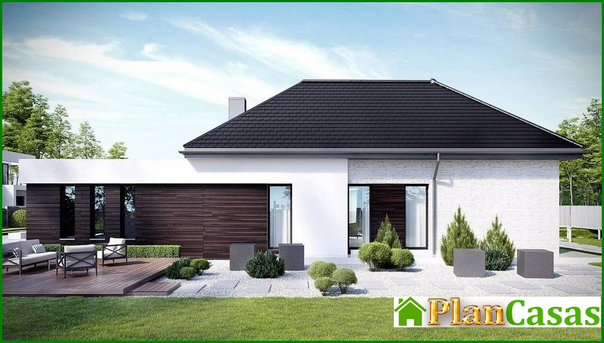 Visualization gallery - Modern residential building with a stylish look