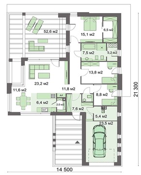 Visualization gallery - Modern residential building with a stylish look