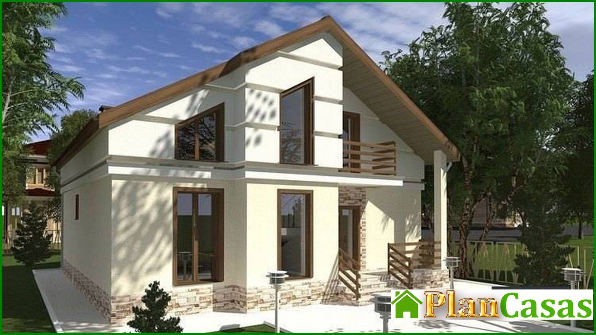 Visualization gallery - Luxurious apartment building in bright colors