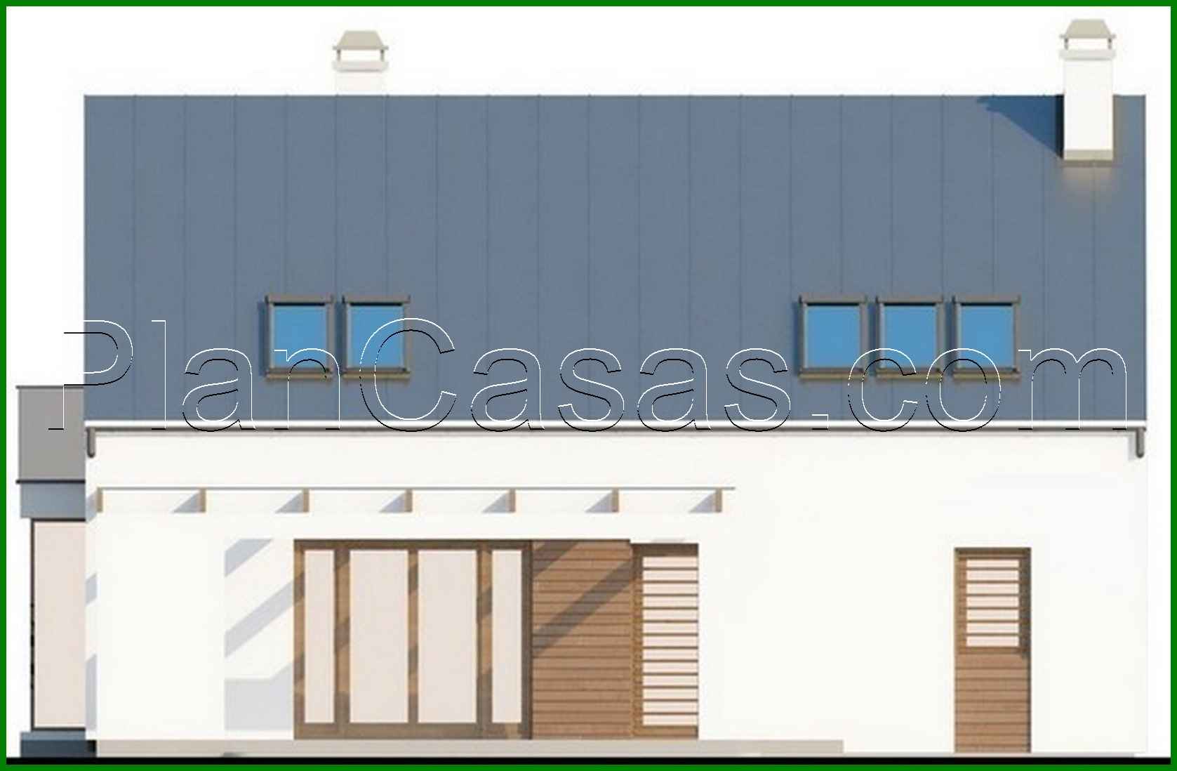 Visualization gallery - The project of a comfortable house with a garage