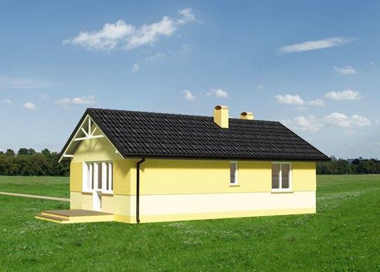 Visualization gallery - Small house with a spacious living room