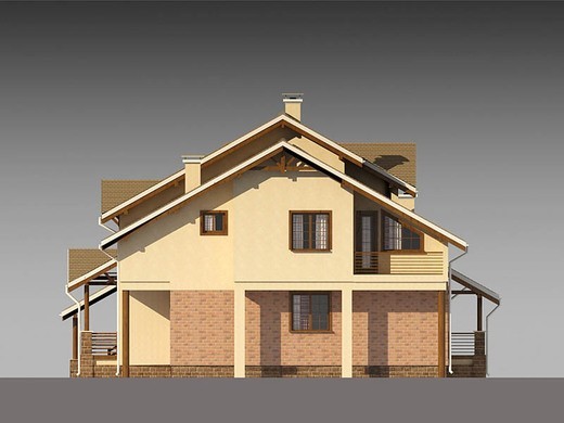 Visualization gallery - The architectural project of a huge country house