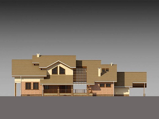 Visualization gallery - The architectural project of a huge country house