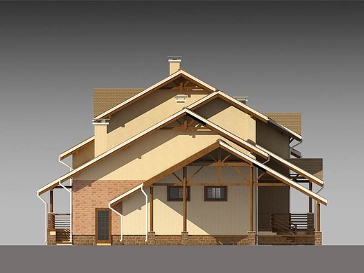 Visualization gallery - The architectural project of a huge country house