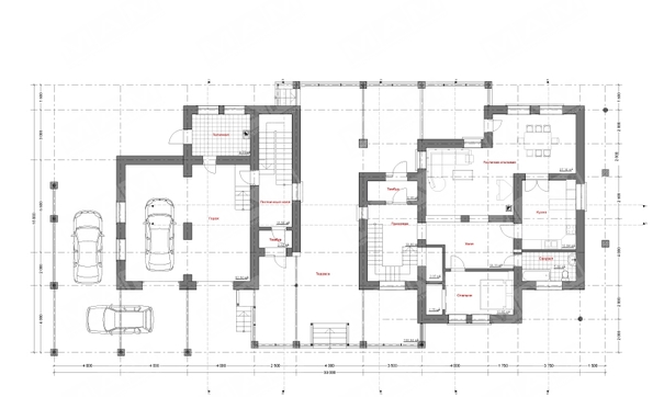 Visualization gallery - The architectural project of a huge country house