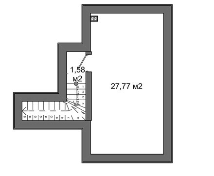 Visualization gallery - Architectural project of a country house with a living room with a bay window