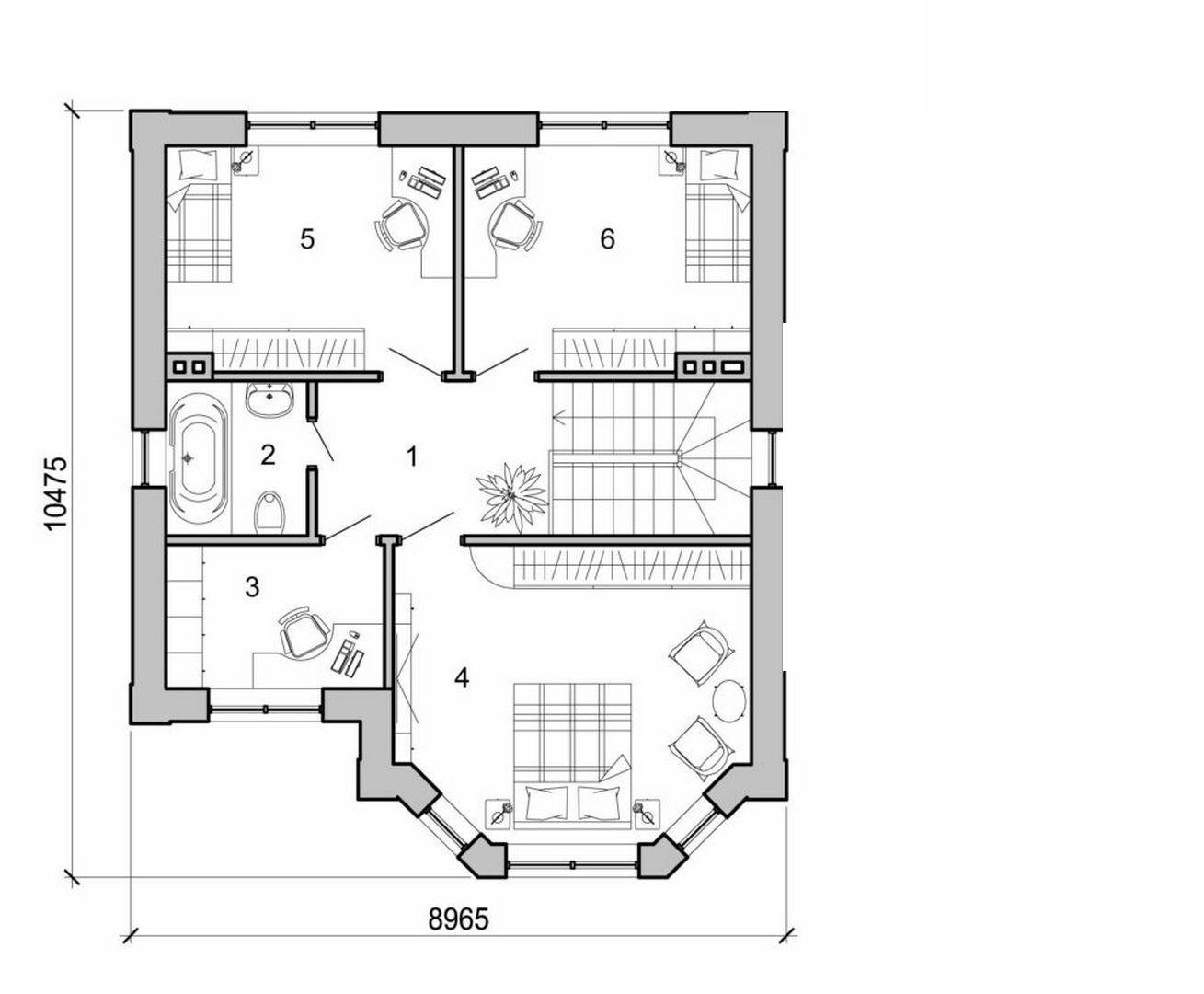 Visualization gallery - Two storey cottage