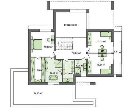 Visualization gallery - Design of a modern stylish house