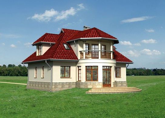 Visualization gallery - Pompous residential building on two floors