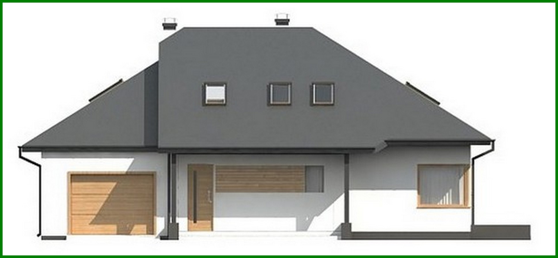 Visualization gallery - House project with attic and garage