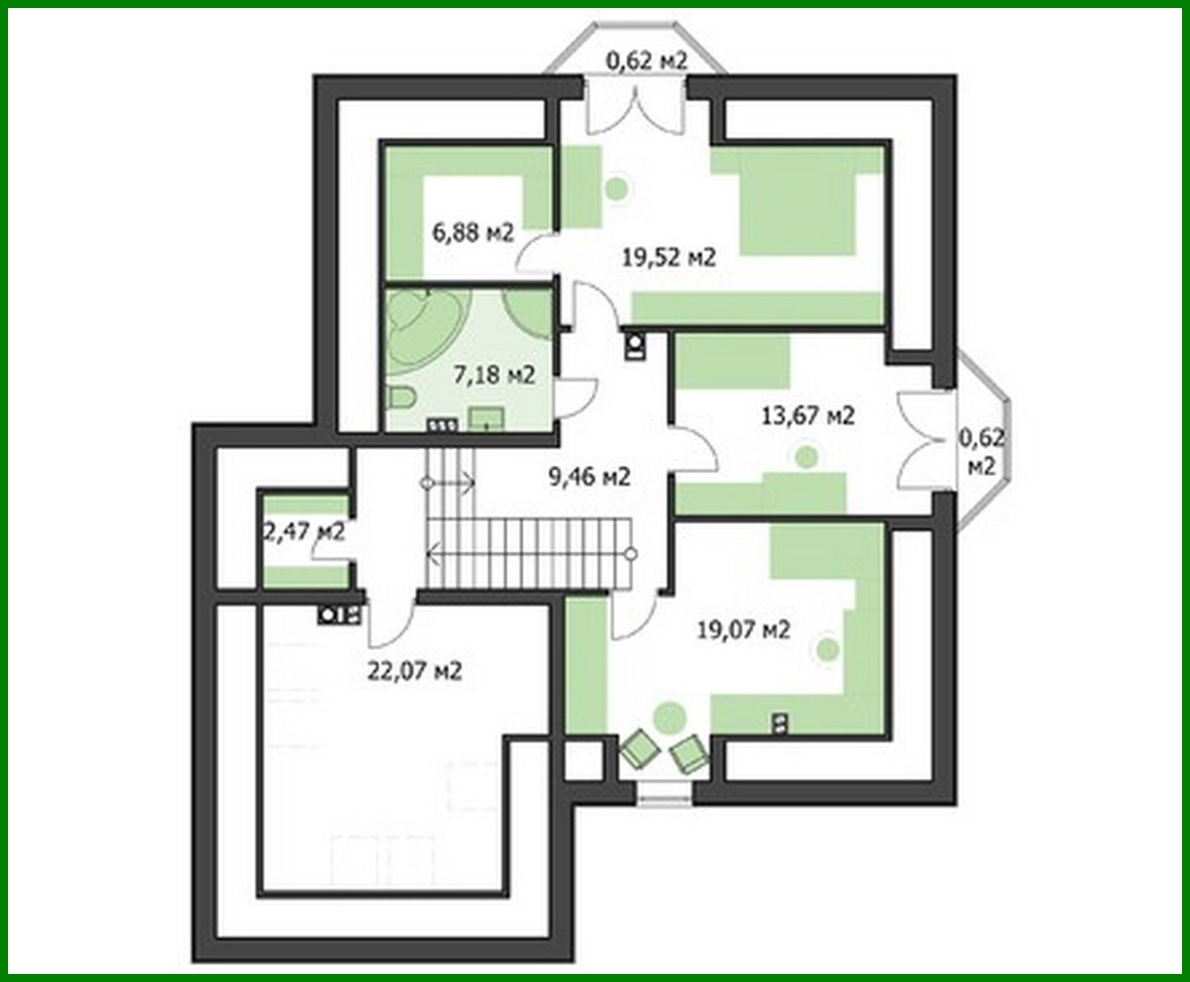 Visualization gallery - Beautiful house with attic