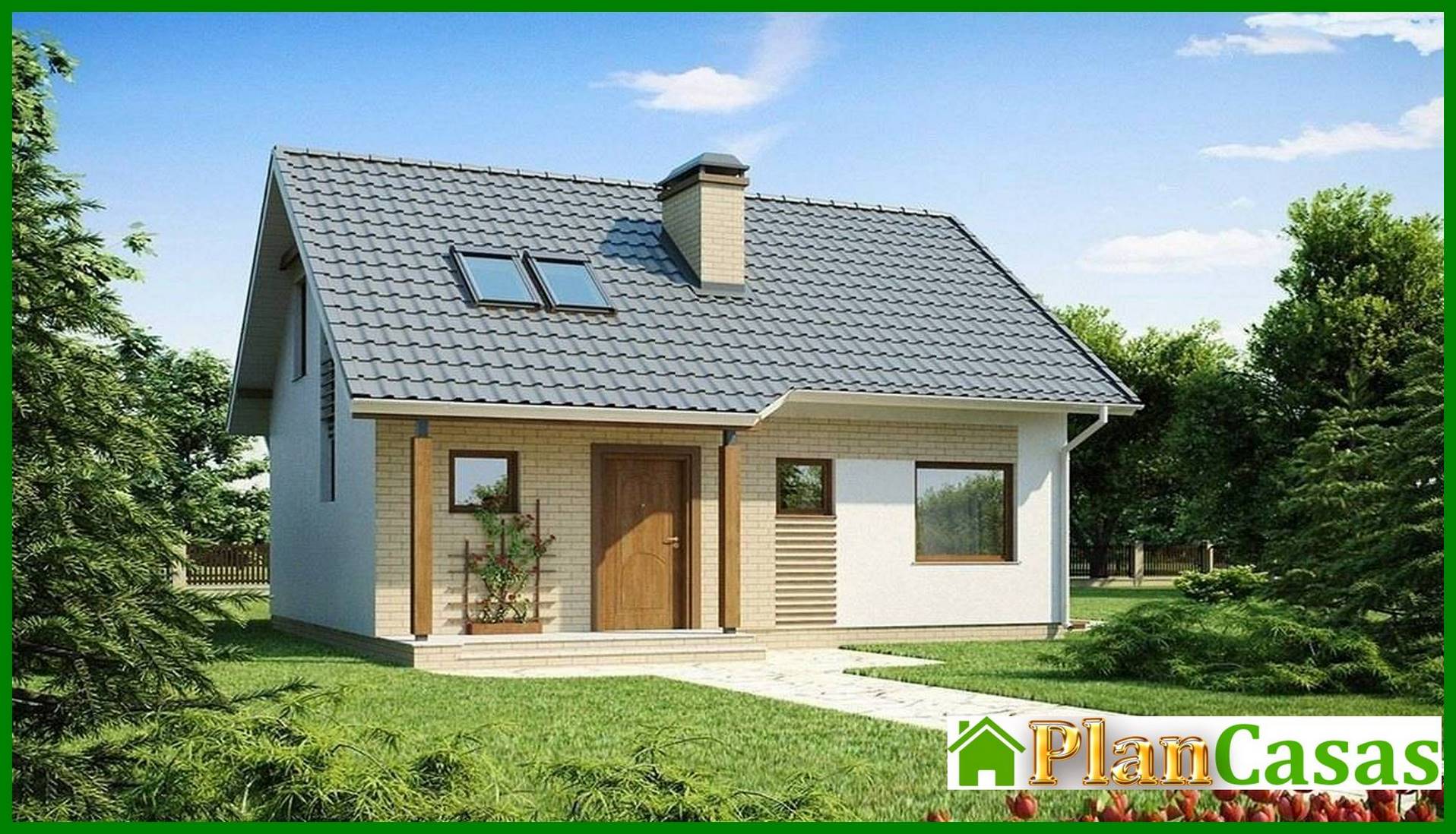 The project of the summer house house plan