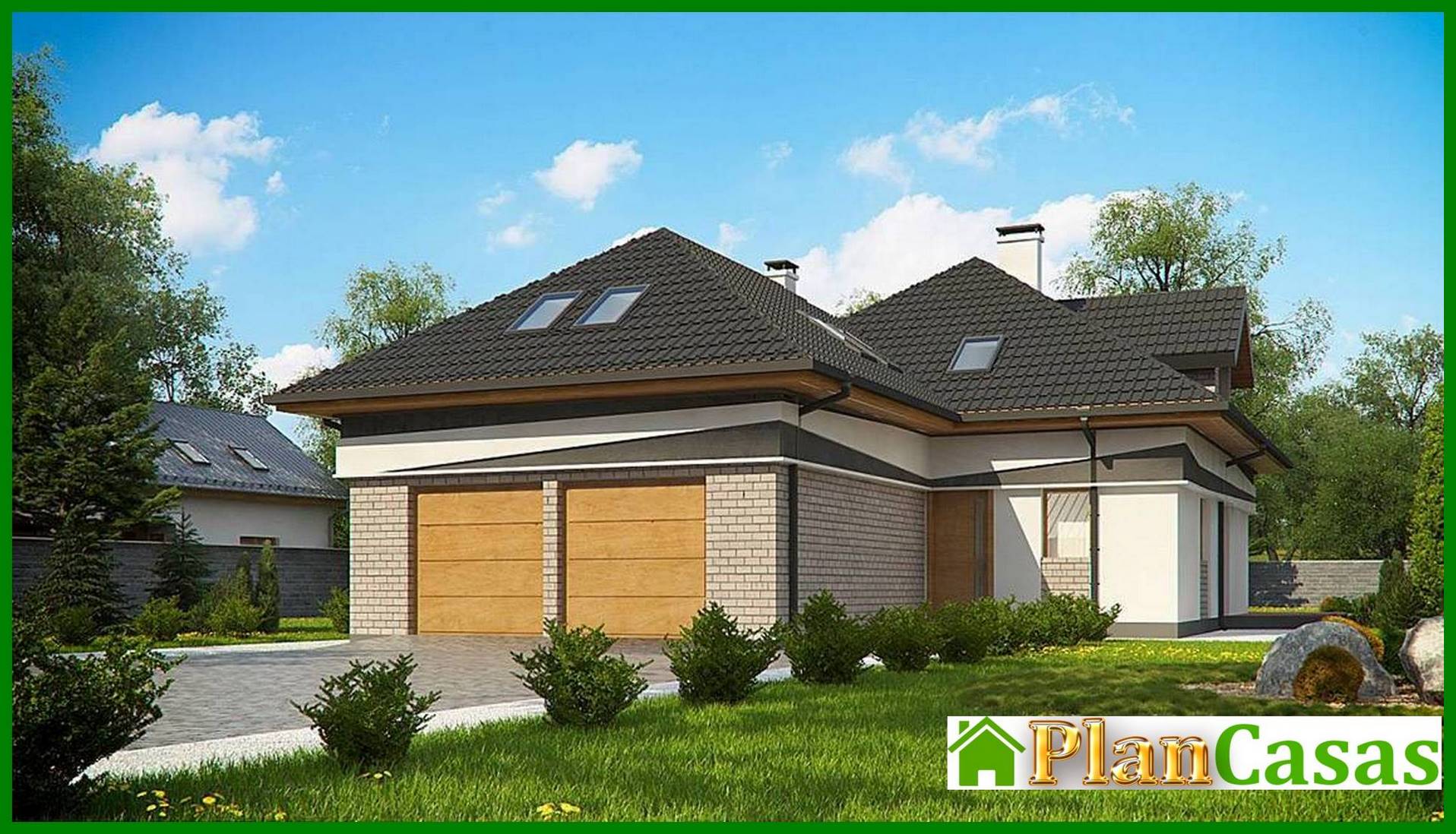 Visualization gallery - Comfortable European-style attic house