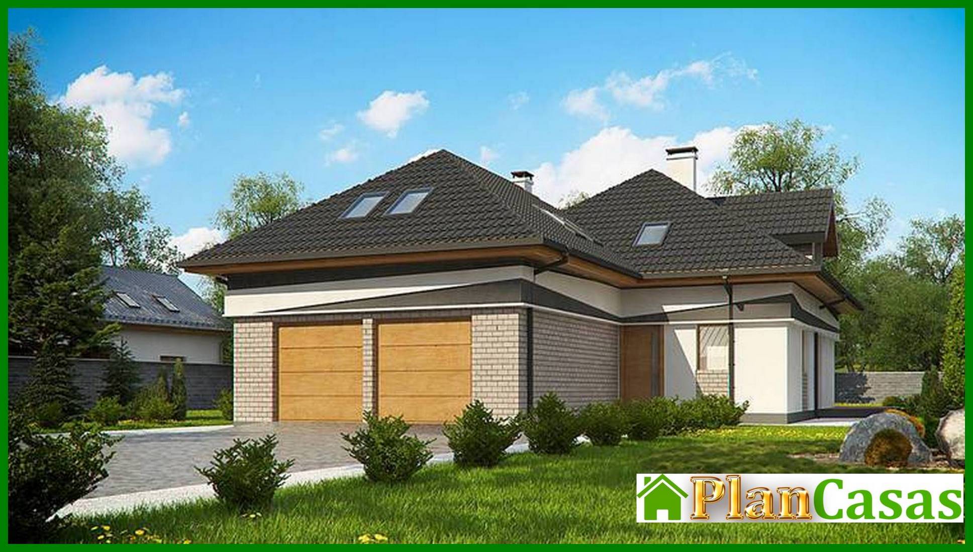 Visualization gallery - Comfortable European-style attic house